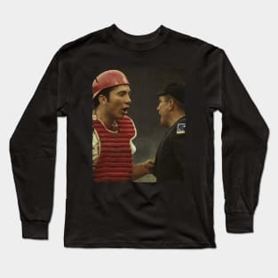 Johnny Bench in Cincinnati Reds Long Sleeve T-Shirt